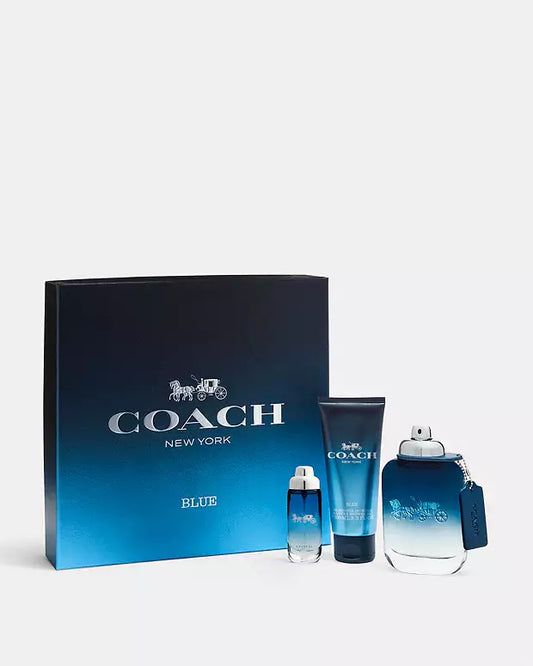 Coach New York Blue Set Gift Set