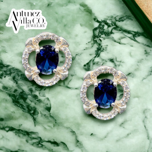 Blue  Symphony Earrings